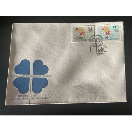 Cabo Verde 1984 Mi. 490 - 491 FDC Solidariedade Nacional National Solidarity
