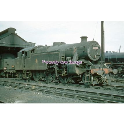 pu2663 - Scotland - Engine No.42173 at Carstairs Shed, Lan'shire- print 6x4