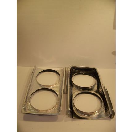 1967 DODGE CORONET 440 R/T HEADLIGHT BEZELS OEM PAIR