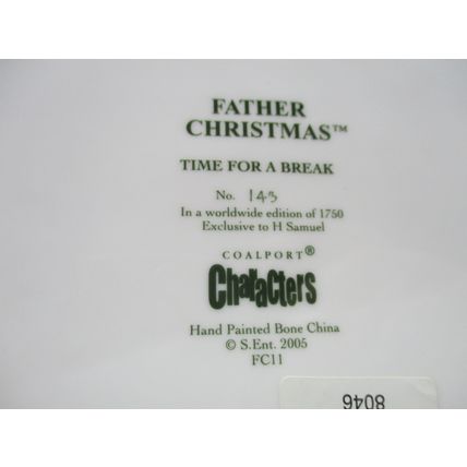 Coalport Limited Edition Father Christmas Figurine - Time For A Break