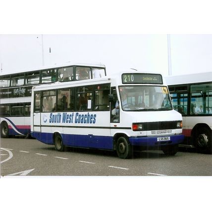 Colour Photograph of South West Coaches Ltd - L55 BUS ex. Jim Stones Coaches