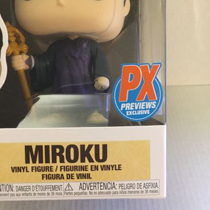 NEW Anime PX Previews Exclusive InuYasha Miroku Pop Figure #1594