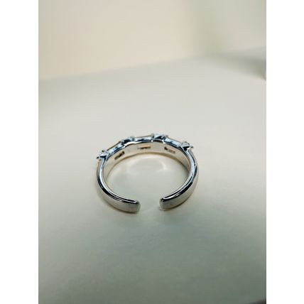 Bomb Party Womens/Kids Adjustable RBP Canary Brilliant Ring Sz 4 or 5 Rhodium Pl
