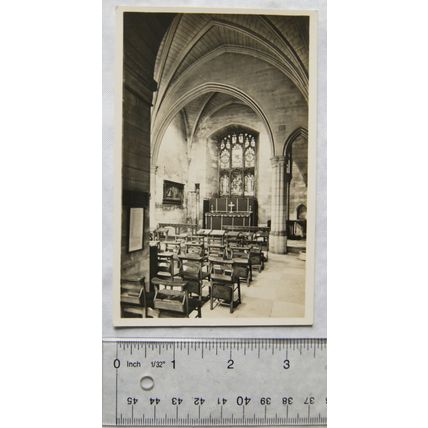 vintage postcard Harvard Chapel, Southwark Cathedral, London