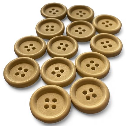 20mm Round Natural Wooden Buttons 4 Hole Sewing Knitting Coats Cardigan