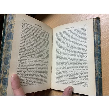 RARE* c1875 EDWARD BULWER-LYTTON "EUGENE ARAM" FICTION ANTIQUE BOOK (P4)