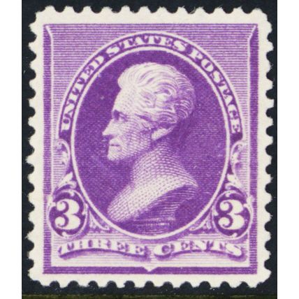 221, Mint VF LH 3¢ - Fresh & Well Centered - Stuart Katz