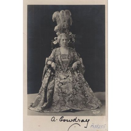 Annie Pearson Cowdray Suffragette Womens Lib President Old Hand Signed Postcard