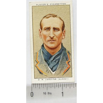 1934 Players Cricketers No. 15 D. R. Jardine, Surrey & England