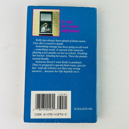 Final Exam Paperback by A Bates Scholastic Book YA