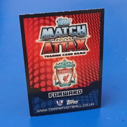 TOPPS MATCH ATTAX 2014 2015 DANIEL STURRIDGE 100 CLUB LIVERPOOL 14/15 #454