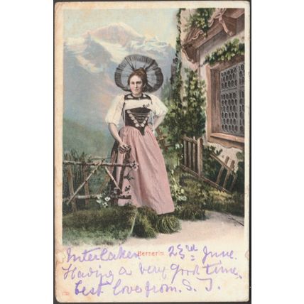 Bernerin - Tracht, 1906 - AK