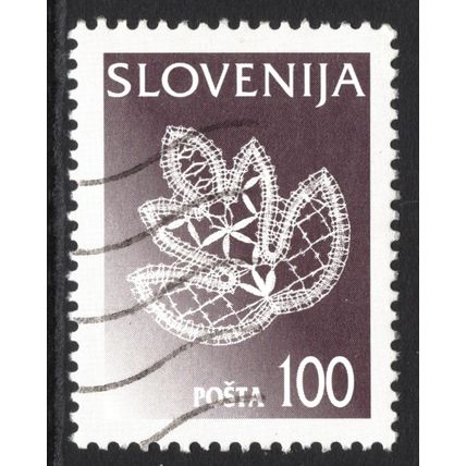 SLOVENIA 1997: LACE - 100SIT USED (G21)