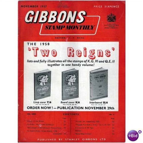 Stanley Gibbons Stamp Monthly November 1957