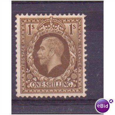george v photogravure 1/- hm sg449 creased
