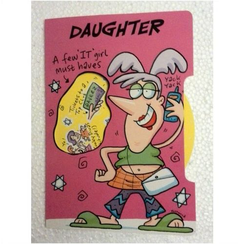 daughter birthday card - DAUGHTER - A few 'IT' girl must haves - Limited Edition