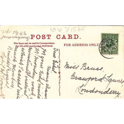 The Pond Shanklin Isle of Wight Postcard (IOW71568)