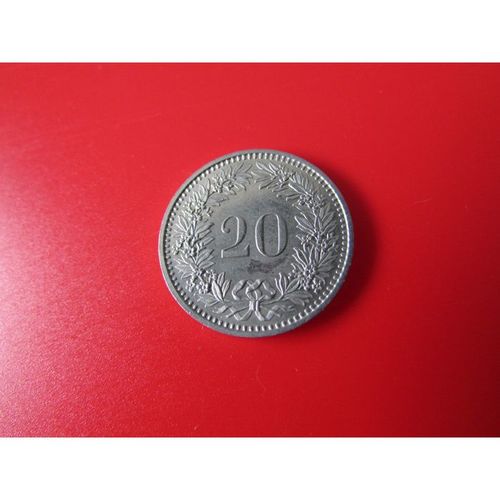 1984 SWITZERLAND TWENTY RAPPEN FREE POST. AAT