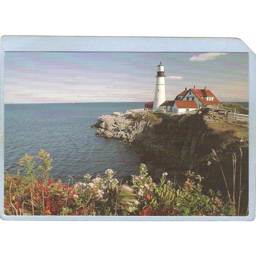 ME Portland Lighthouse Postcard Portland Head Lighthouse lighthouse_box1~230