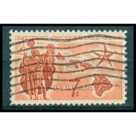 Used C55 7c Hawaii Statehood Fine WA0629