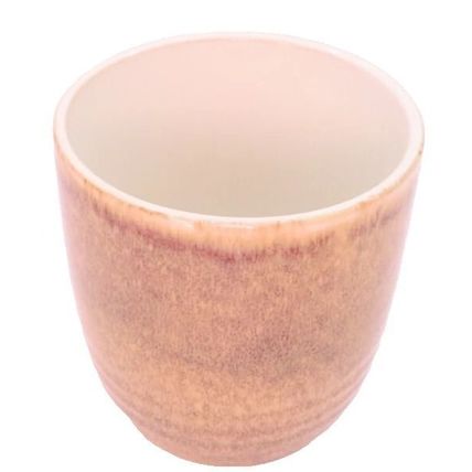 Cream & Brown Hazy Mug 10 CM Glazed Hand Dipped Microwave & Dishwasher Safe Gift