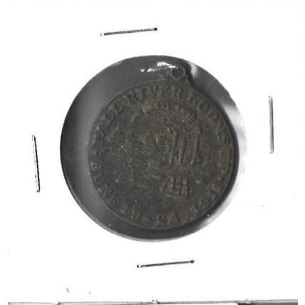 1911 Fall River Centennial of the cotton Looms pendant XF