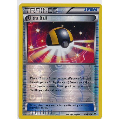 Pokemon Roaring Skies #93/108 Ultra Ball Rev Holo