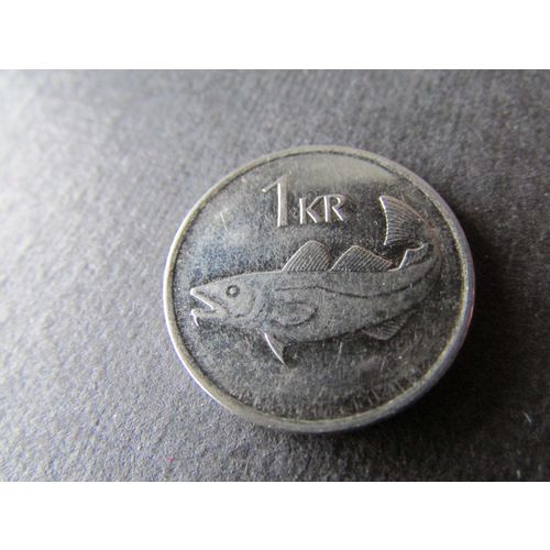 1992 ICELAND ONE KRONA FREE POST. AAP