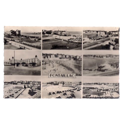 PONTAILLAC, FRANCE multiview unused vintage postcard
