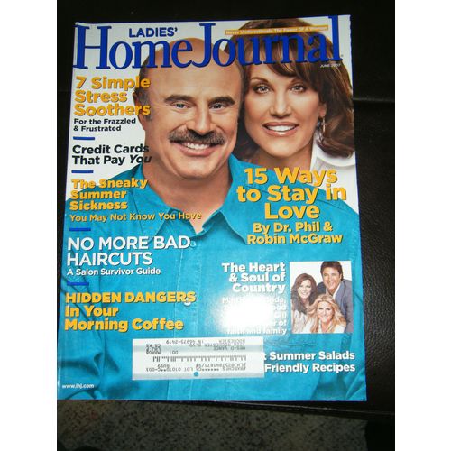 Ladies Home Journal Magazine - Dr. Phil & Wife Cover - June 2007