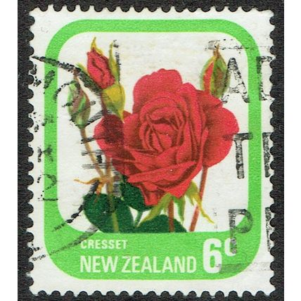 New Zealand 1975 Garden Roses 6c Multicoloured SG1091a FU