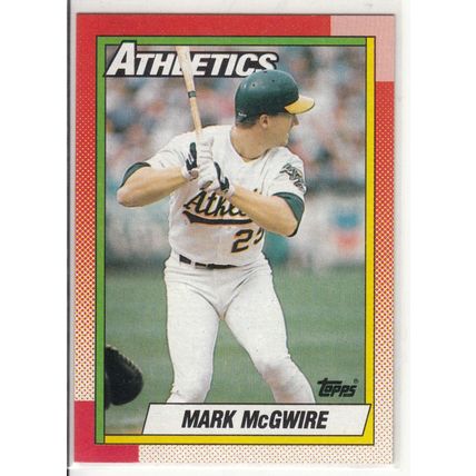 1990 Topps Mark McGwire baseball card 690 - NM – Athletics A's