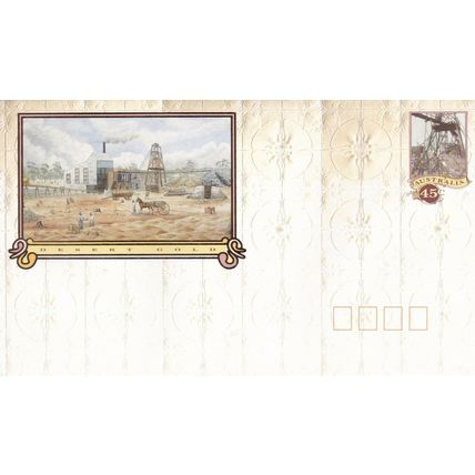 Australia 1992 Desert Gold Kanowna 45c Envelope unused VGC