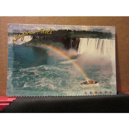 MAID OF THE MIST BOAT, NIAGARA FALLS, ONTARIO, CANADA used postcard 2001 pm #