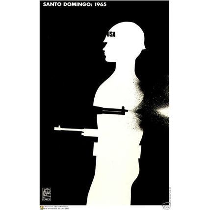 Political POSTER.Santo Domingo Dominican Republic.Cold war History art.am17
