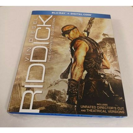Riddick The Complete Collection (Blu-ray) Slipcover-NEW-Box Shipping