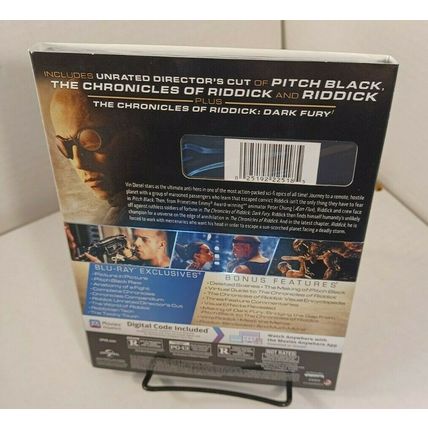 Riddick The Complete Collection (Blu-ray) Slipcover-NEW-Box Shipping