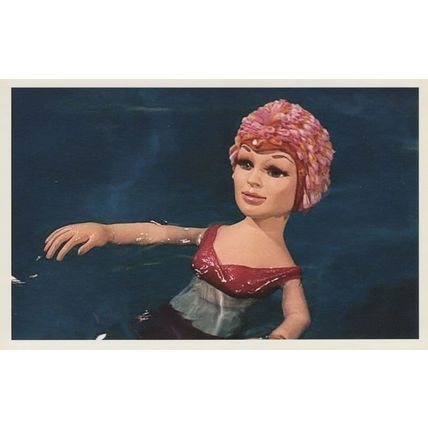 Tin Tin Kyrano in City Of Fire Episode Thunderbirds TV Show Postcard