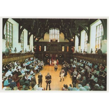 Richard II Play Act 3 Scene 3 Shakespeare's Globe Bankside London Postcard