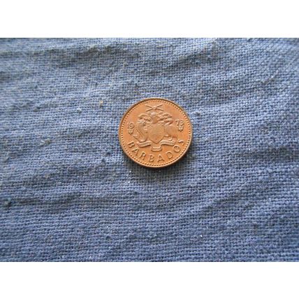 1973 BARBADOS ONE CENT COIN.