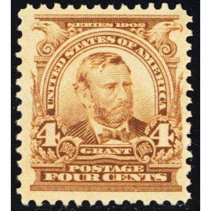 303, Mint VF LH 4¢ Grant Stamp * Stuart Katz