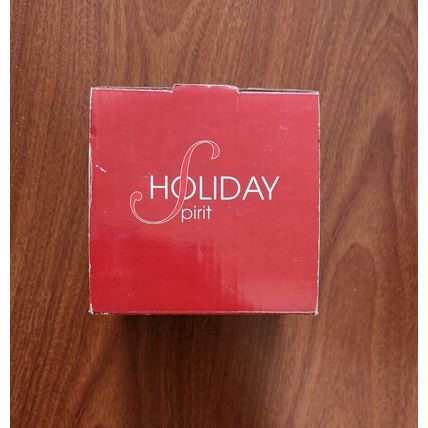 NEW Holiday Spirit Geode Red 4" Votive Tealight Handmade Art Glass, 215562-RD-HT
