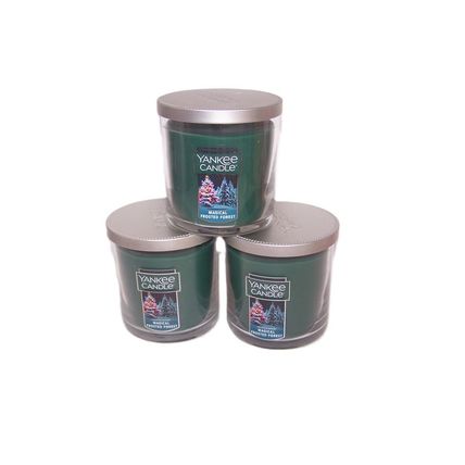 Yankee Candle Magical Frosted Forest Scented Tumbler Candle 7 oz each - Lot of 3