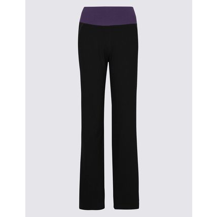 M&S COLLECTION Active Cotton Rich Quick Dry Joggers Size 6