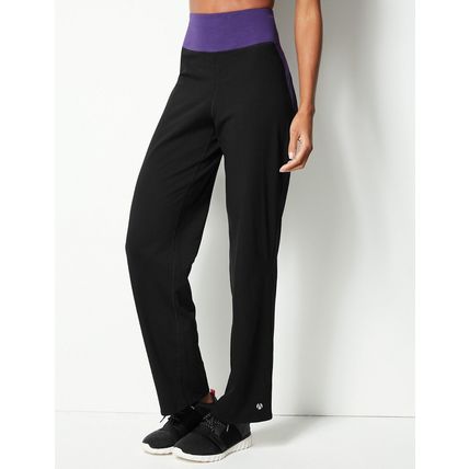 M&S COLLECTION Active Cotton Rich Quick Dry Joggers Size 6