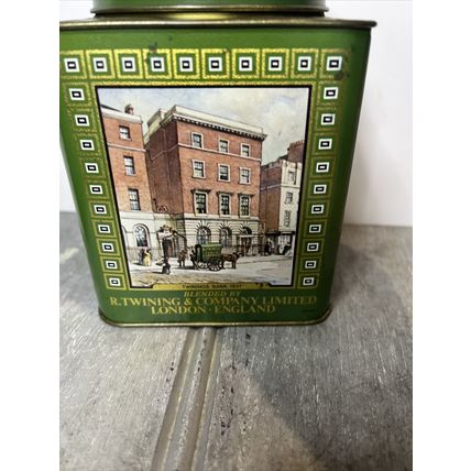 Twinings Tea EMPTY Vintage 1990 Collectible Tin Container