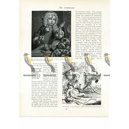 Boy Blowing Soap Bubbles, G Wille & Bacchante, Tiepolo, Book Illustration, 1906