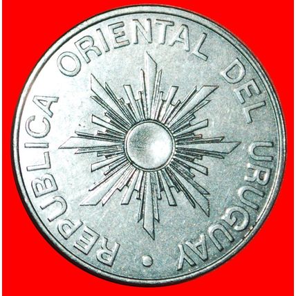 FRANCE: URUGUAY ★ 50 NEW PESOS 1989! SUN WITH RAYS!★LOW START★NO RESERVE