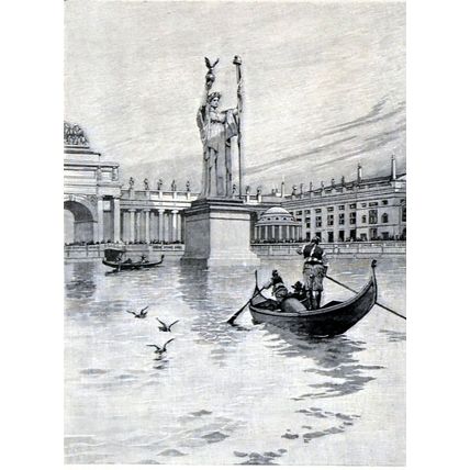 STATUE OF THE REPUBLIC AT THE WORLD’S FAIR, CHICAGO 1893 Herbert Butler PRINT
