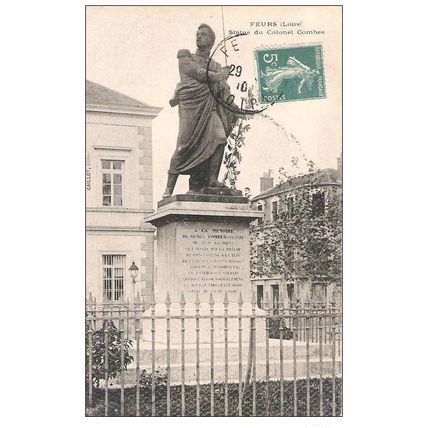 42 - Feurs - STATUE DU COLONEL COMBES